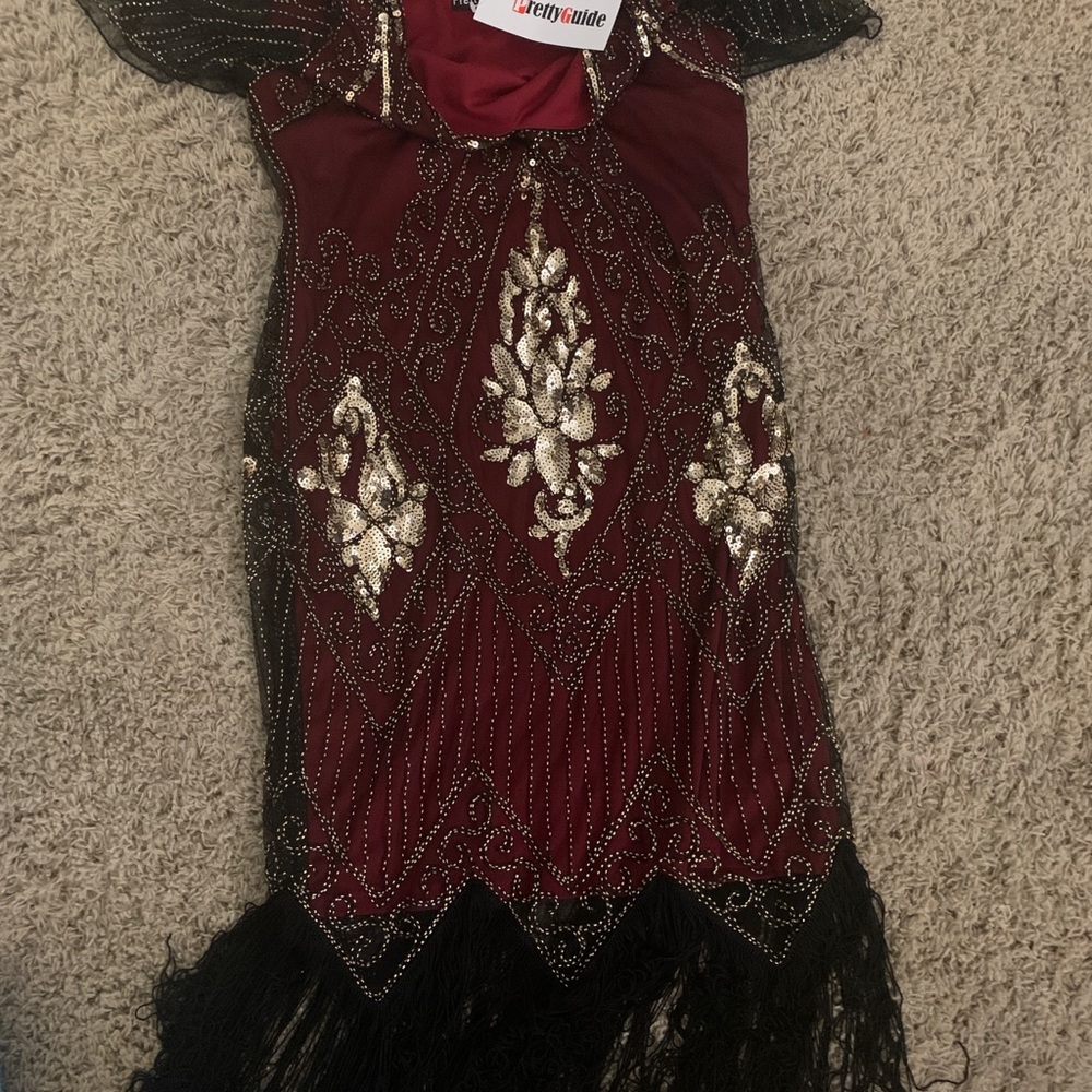 Beaded Sequin body con